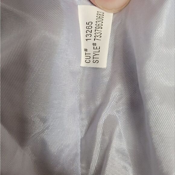 ECI beige boucle tweed blazer with blue trim  plazacore jacket M‎ - Picture 9 of 12